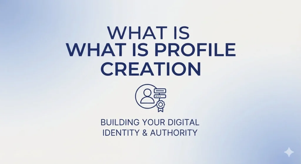 what is profile creation